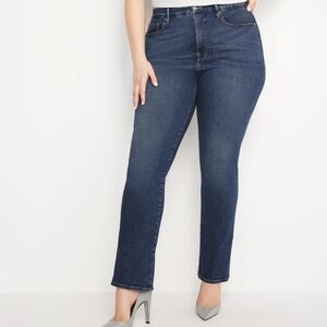 Good American Good Legs Straight Jeans, 24, EUC